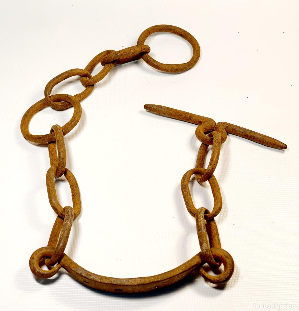 Antig&uuml;edades: COLLAR CADENA DE CUELLO 2 MEDIDAS - Foto 1
