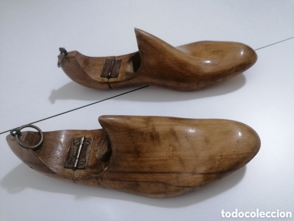Antig&uuml;edades: Moldes de madera para zapatos - Foto 3
