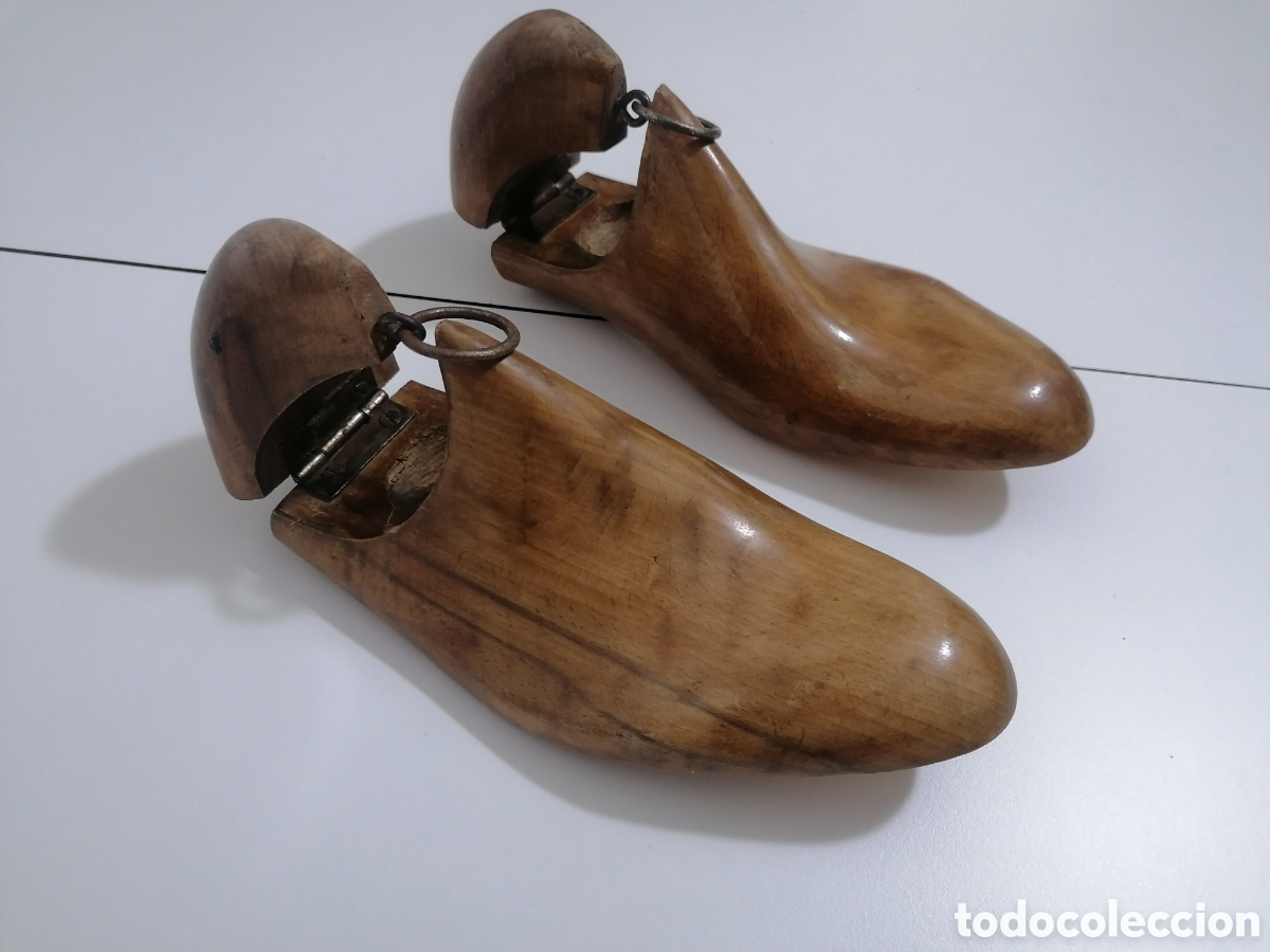 Antig&uuml;edades: Moldes de madera para zapatos - Foto 4