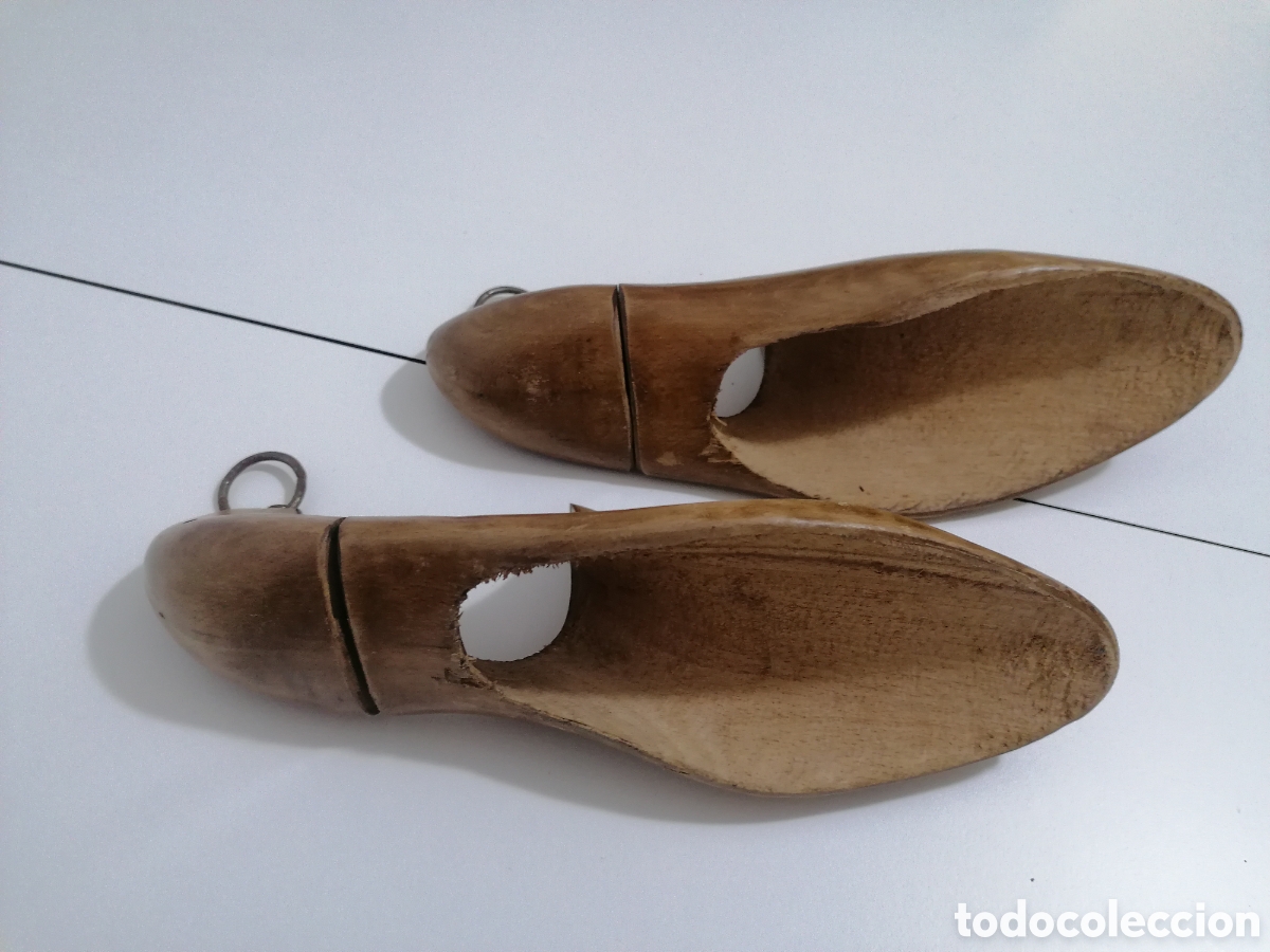 Antig&uuml;edades: Moldes de madera para zapatos - Foto 5