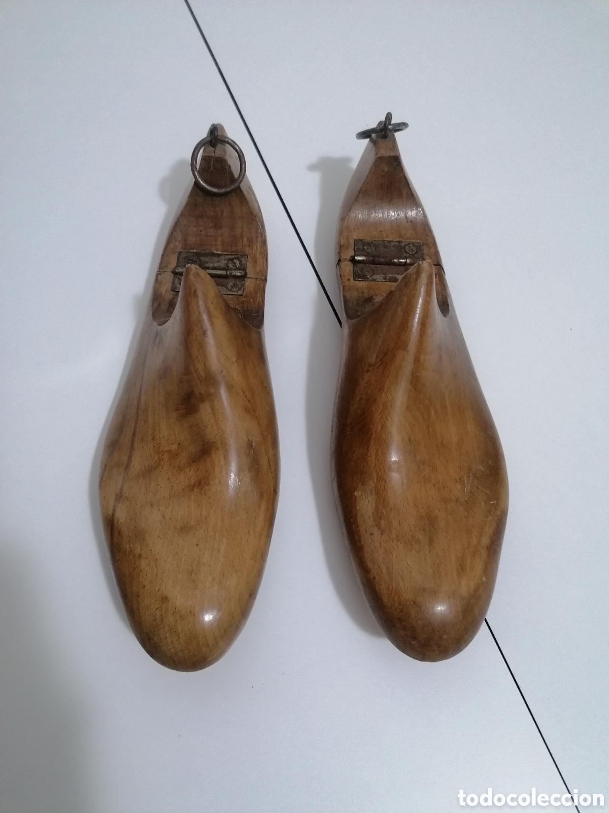 Antig&uuml;edades: Moldes de madera para zapatos - Foto 1