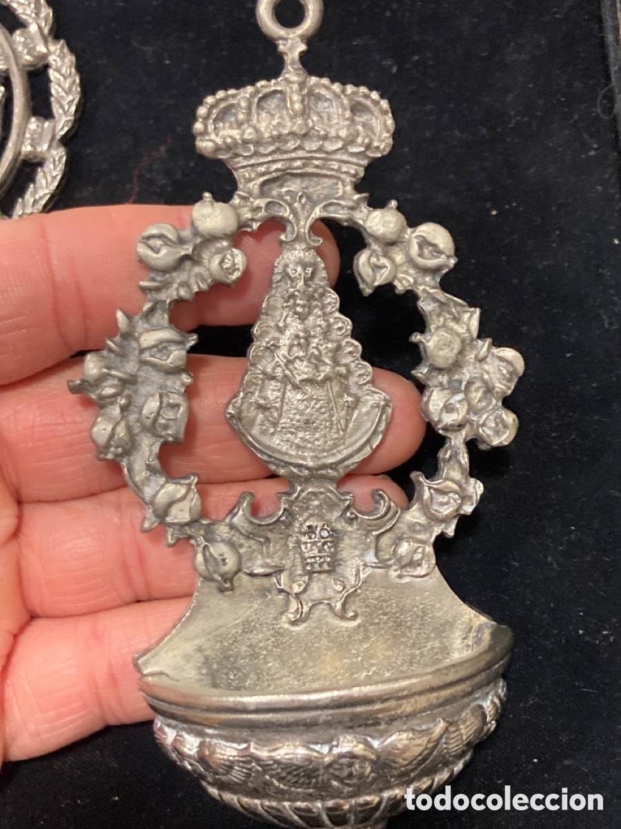 Antig&uuml;edades: Bonita benditera virgen del Roc&iacute;o - Foto 1