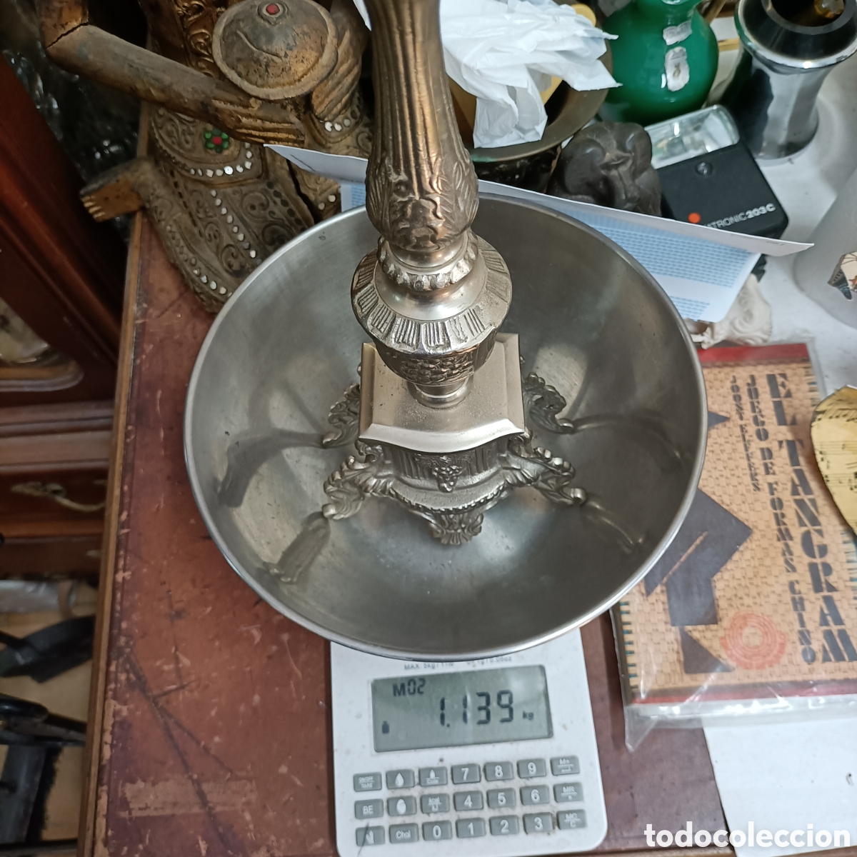 Antig&uuml;edades: Candelabro de Iglesia - Foto 7