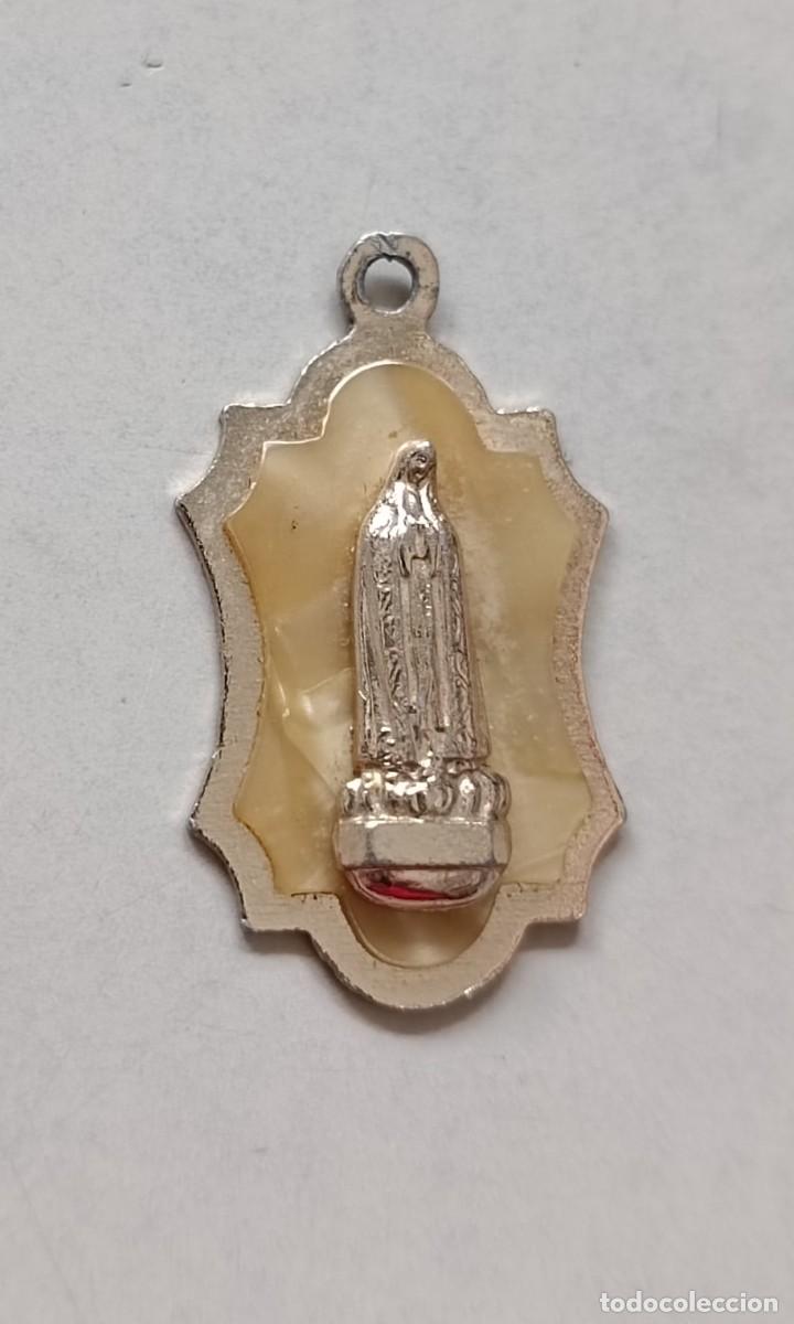 Antig&uuml;edades: Medalla religiosa Virgen de Fatima - Foto 1