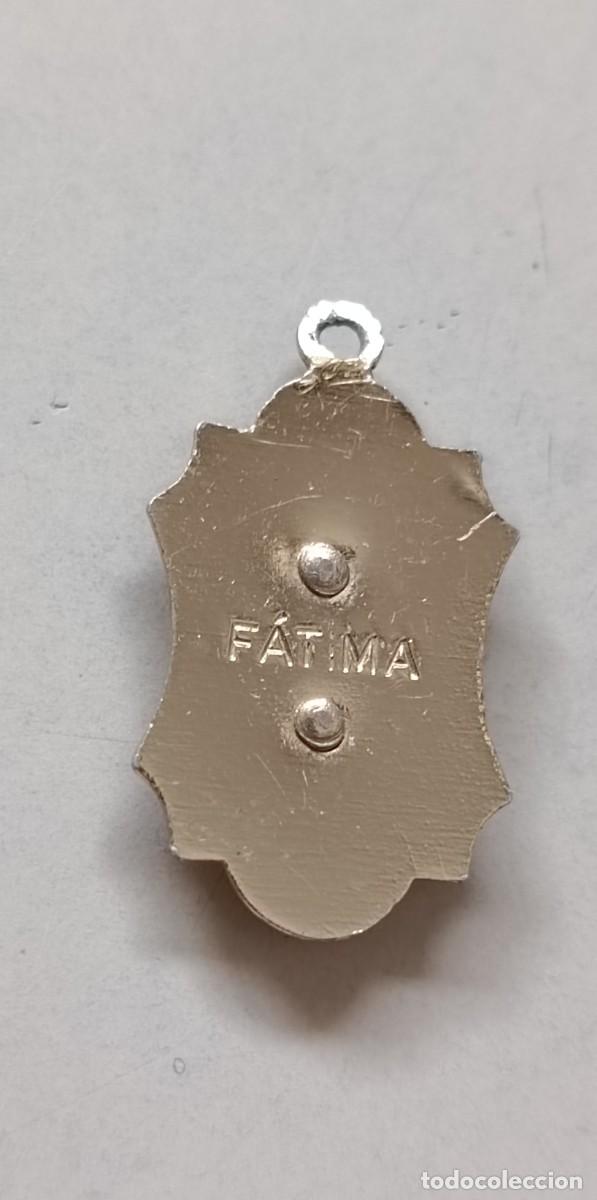 Antig&uuml;edades: Medalla religiosa Virgen de Fatima - Foto 2