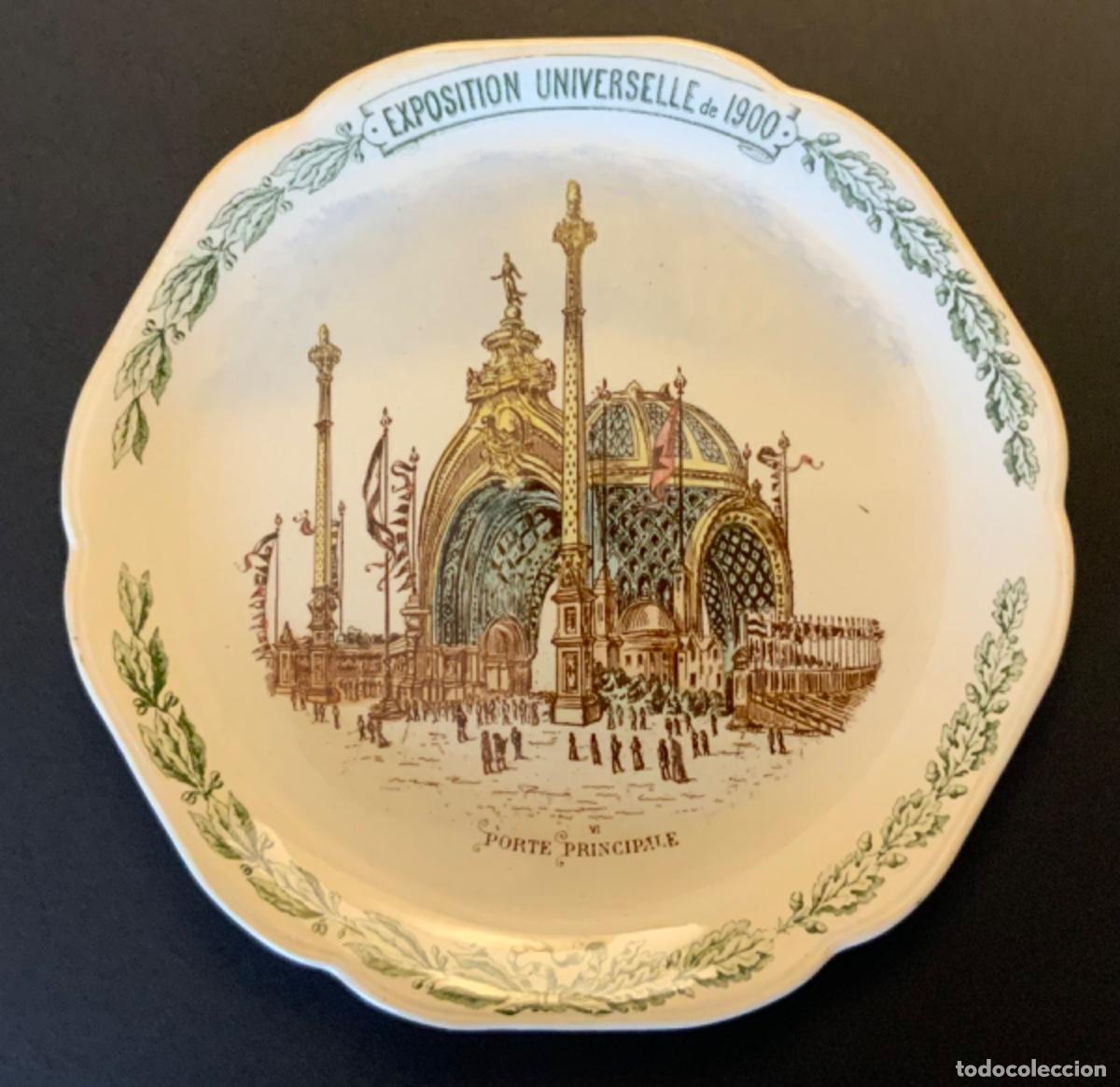 Antig&uuml;edades: EXPOSICI&Oacute;N UNIVERSAL PAR&Iacute;S 1900 PLATOS - Foto 2