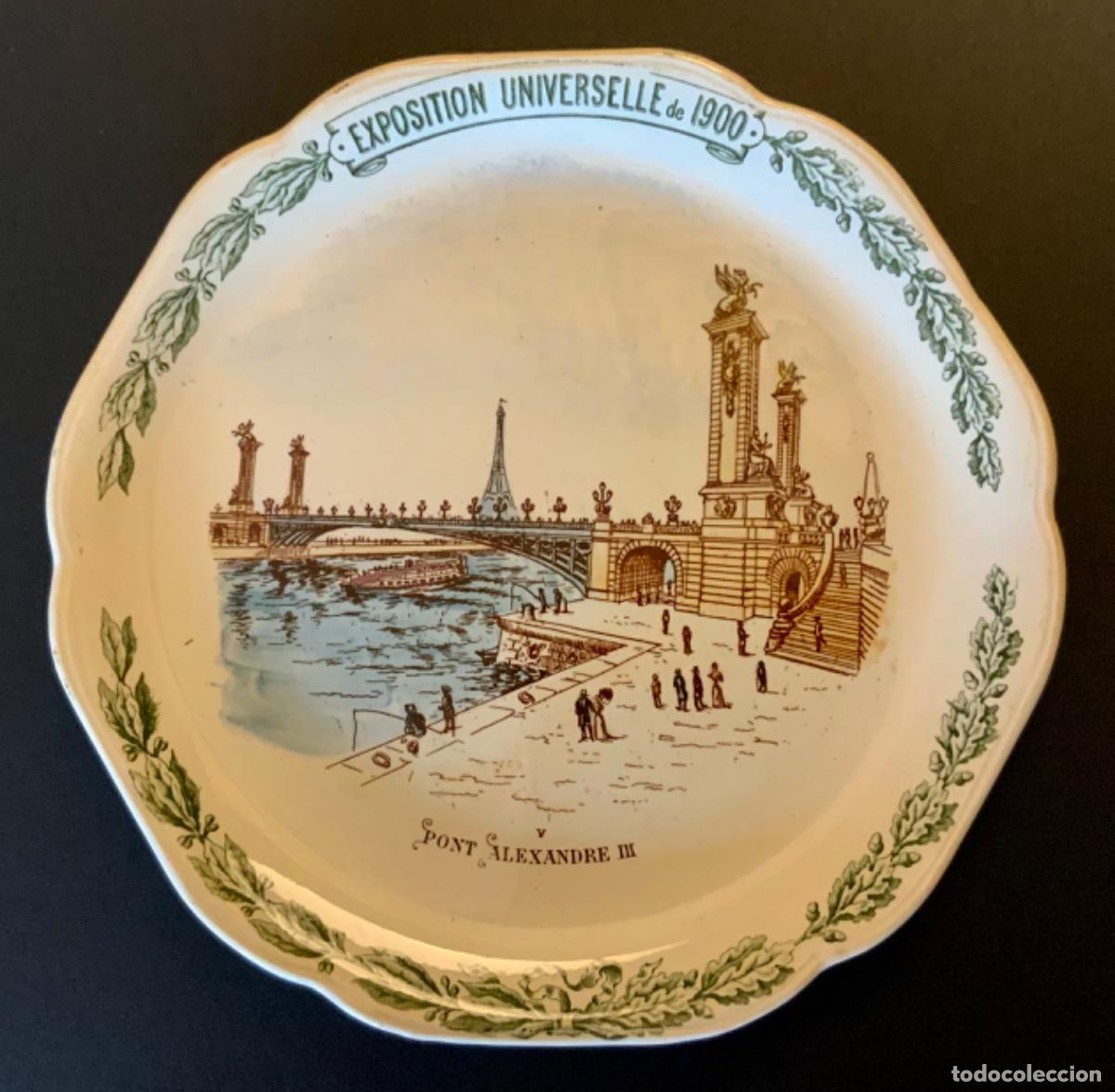 Antig&uuml;edades: EXPOSICI&Oacute;N UNIVERSAL PAR&Iacute;S 1900 PLATOS - Foto 8