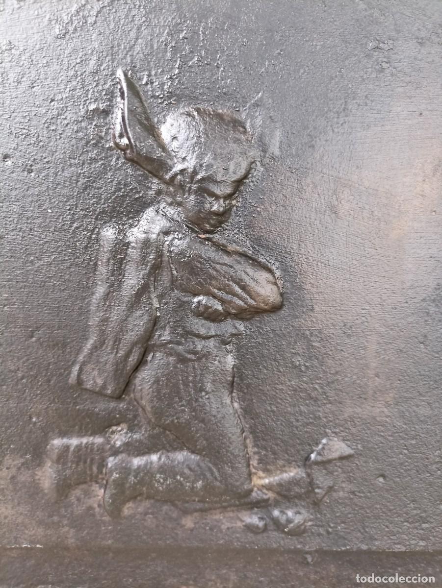 Antig&uuml;edades: PLACA ANTIGA DE CHIMENEA /ANTIQUE FIREPLACE PLATE - Foto 2