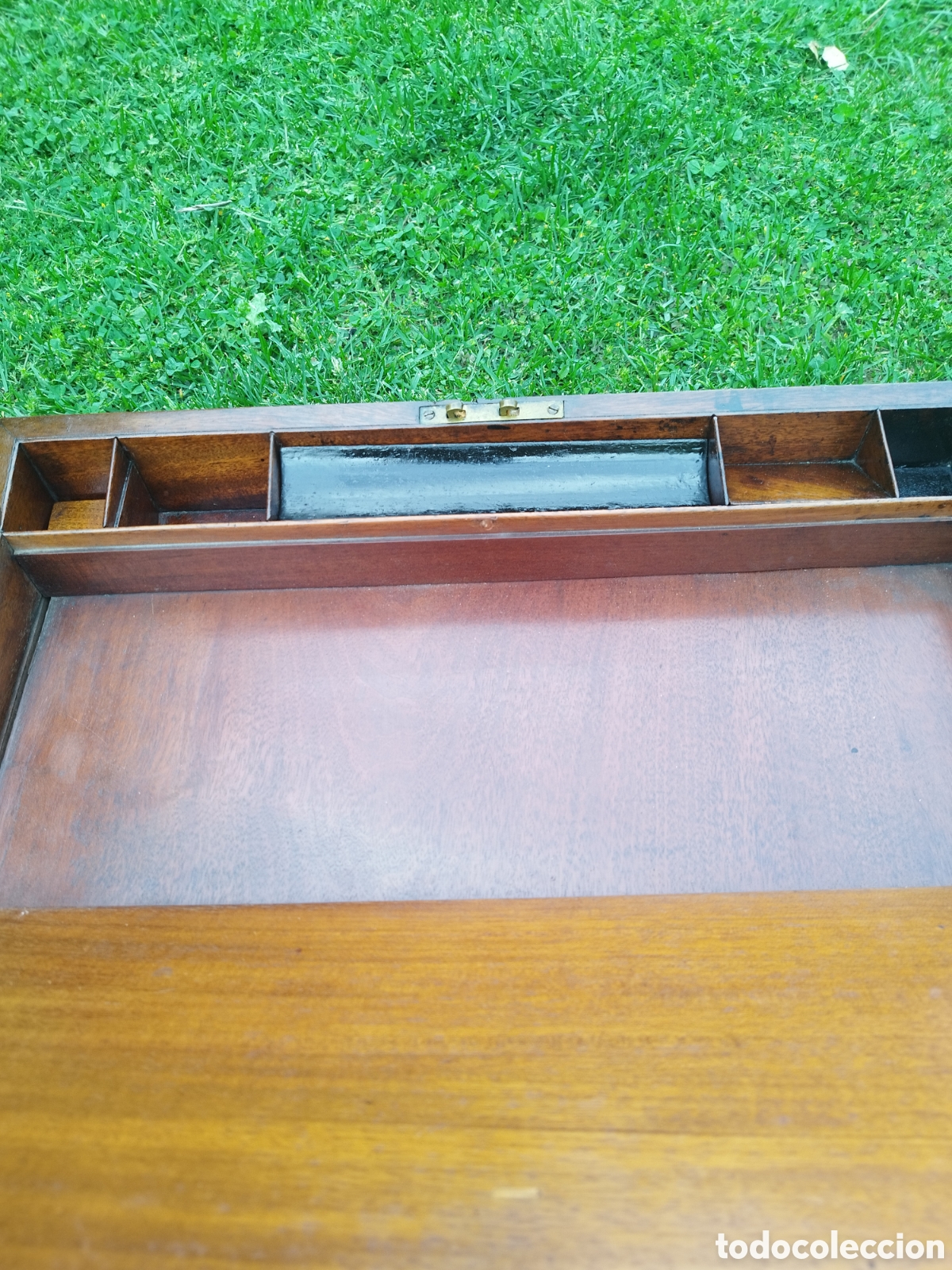 Antig&uuml;edades: Caja escritorio siglo XIX - Foto 13