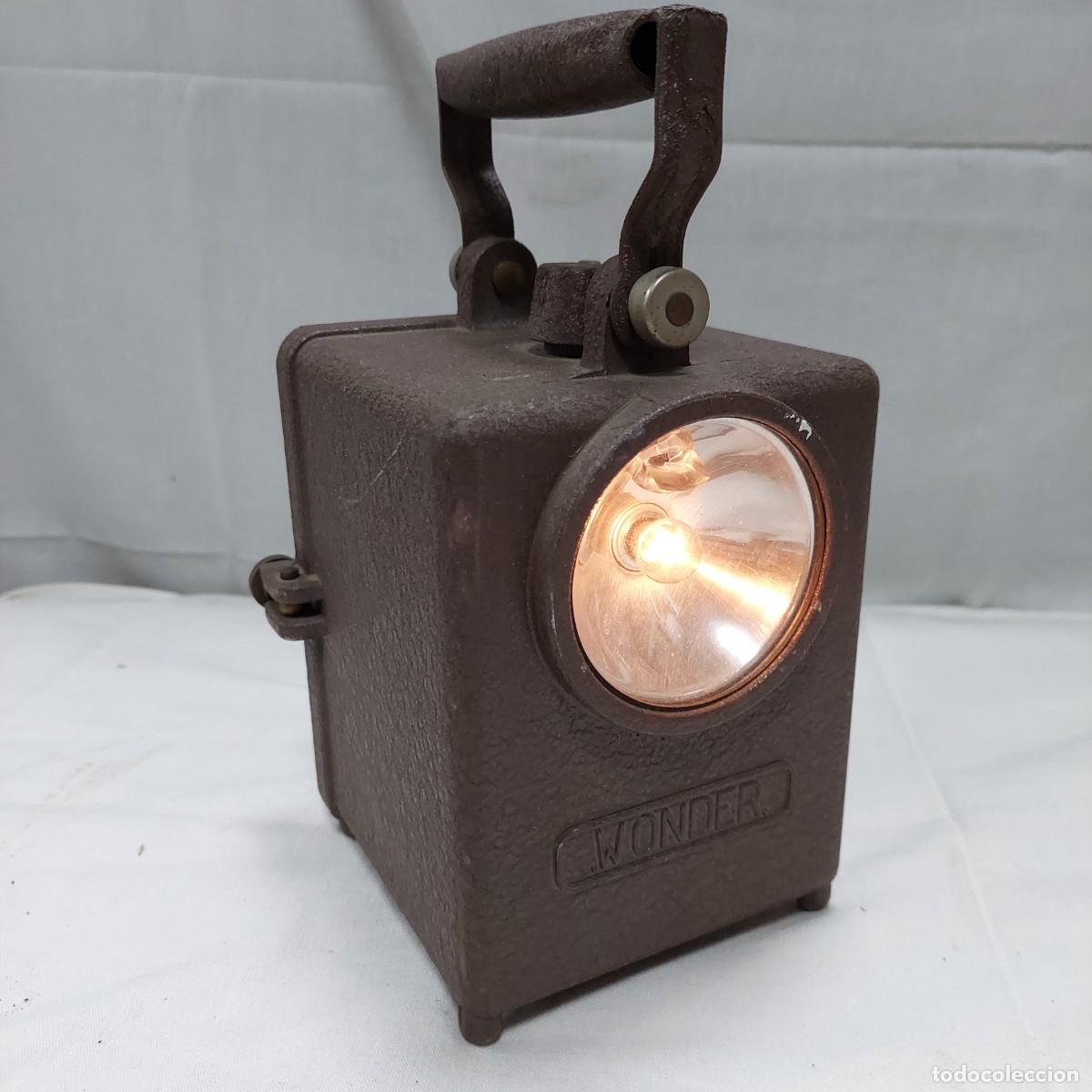 Antig&uuml;edades: Foco farol de tren ferrocarriles - Foto 3