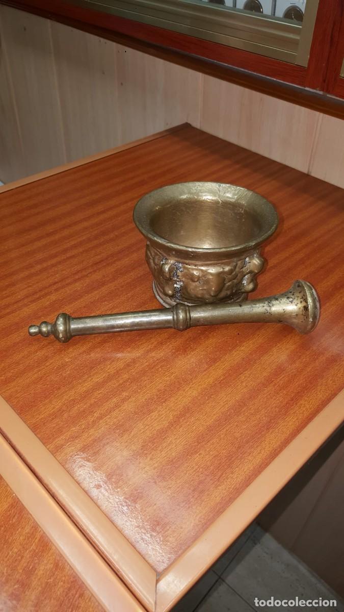 Antig&uuml;edades: ANTIGUO ALMIREZ/MORTERO-SIGLO XVIII - Foto 2