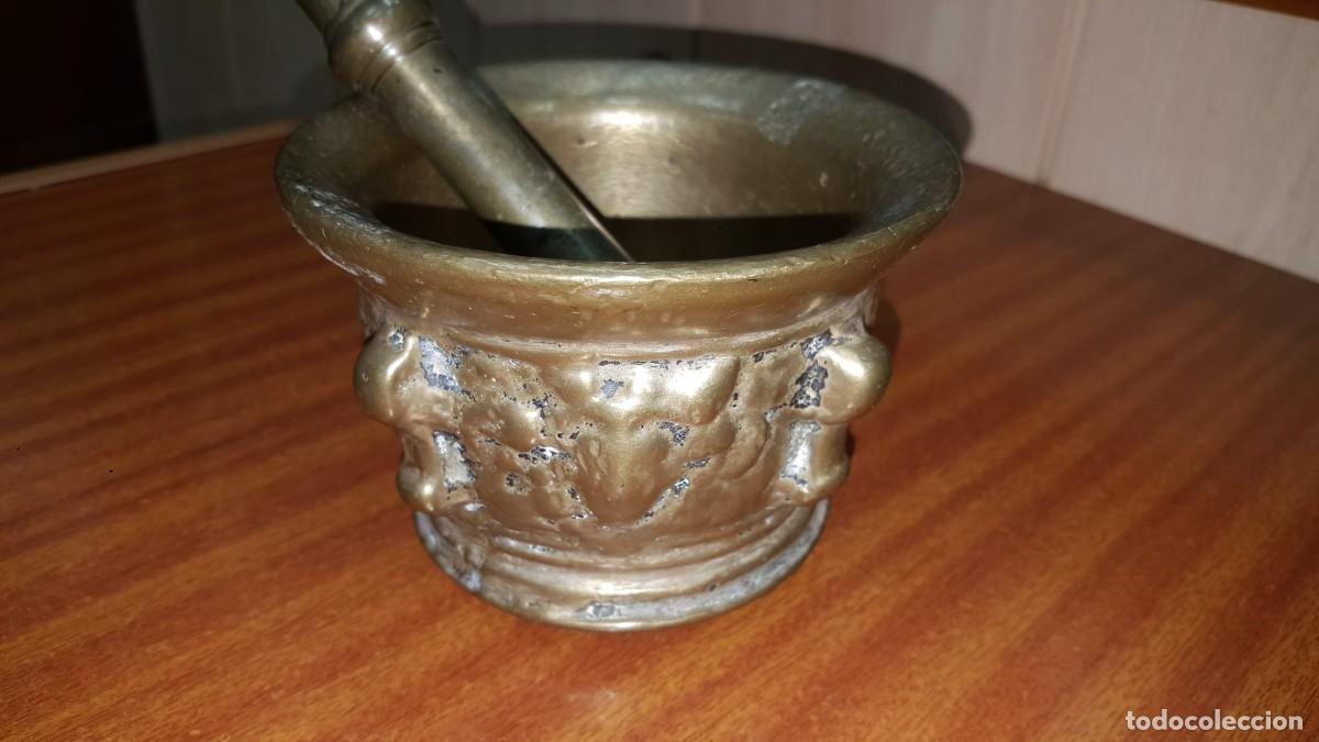 Antig&uuml;edades: ANTIGUO ALMIREZ/MORTERO-SIGLO XVIII - Foto 5