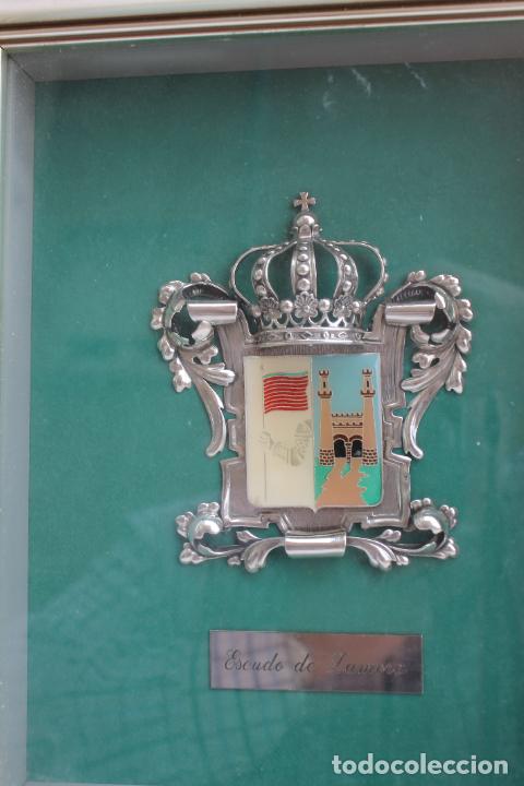 Antig&uuml;edades: ESCUDO DE PLATA Y ESMALTES DE ZAMORA - Foto 2