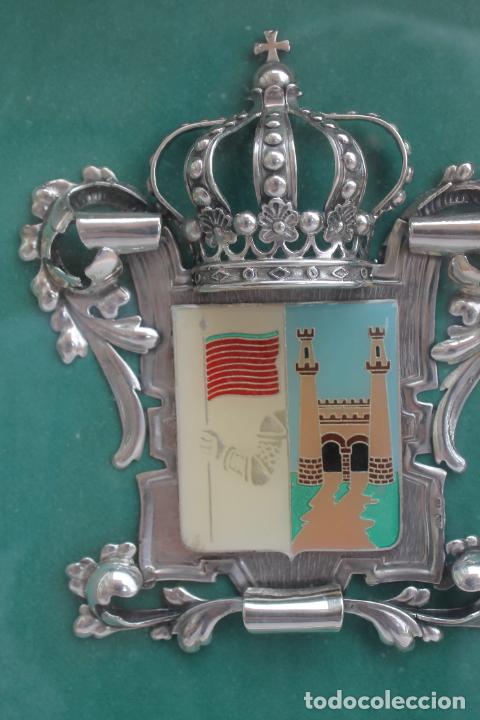Antig&uuml;edades: ESCUDO DE PLATA Y ESMALTES DE ZAMORA - Foto 3