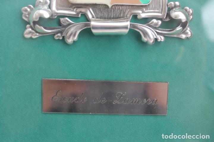 Antig&uuml;edades: ESCUDO DE PLATA Y ESMALTES DE ZAMORA - Foto 4