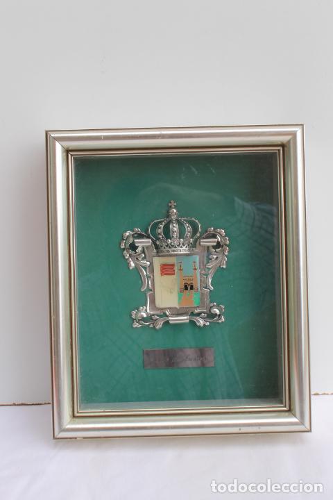 Antig&uuml;edades: ESCUDO DE PLATA Y ESMALTES DE ZAMORA - Foto 1