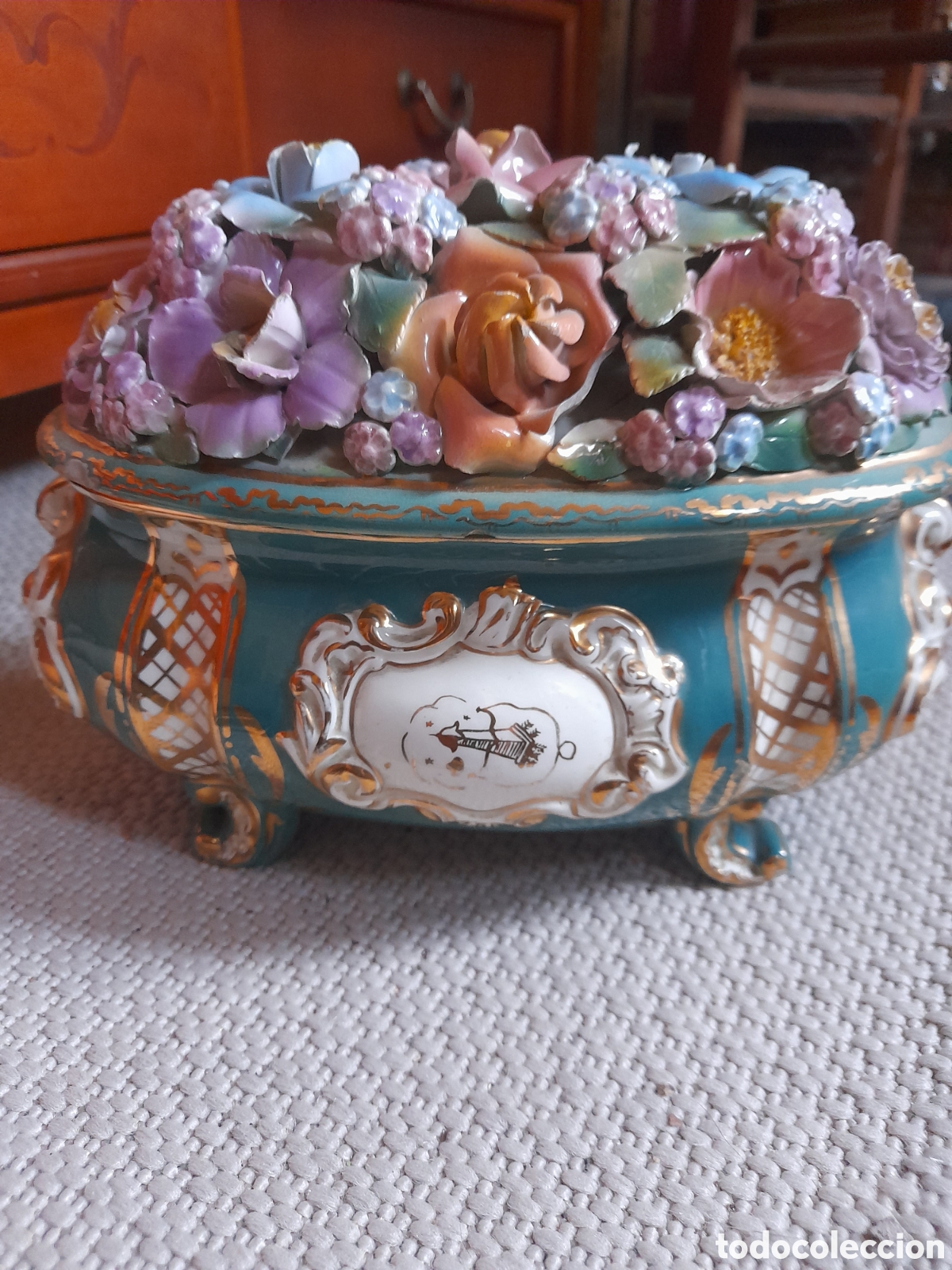 Antig&uuml;edades: Porcelana Campodimonte - Foto 2