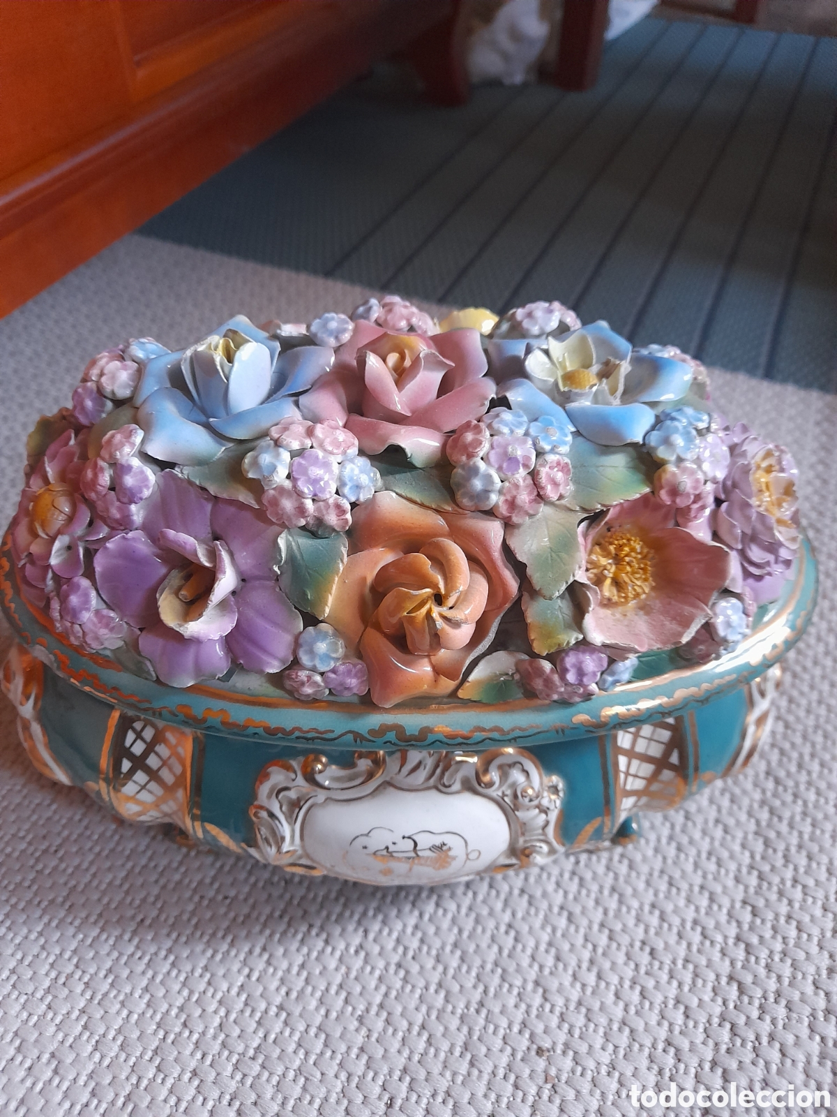 Antig&uuml;edades: Porcelana Campodimonte - Foto 1