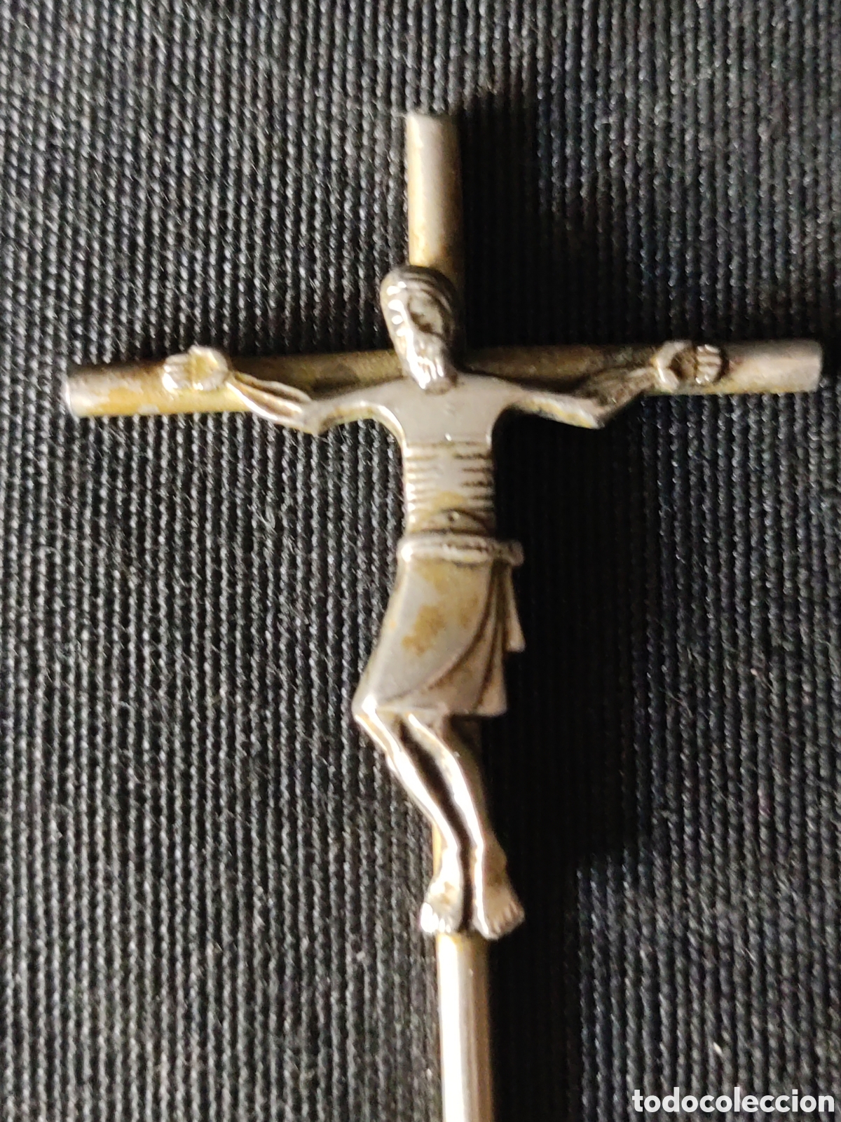 Antig&uuml;edades: Crucifijo peque&ntilde;o. - Foto 2