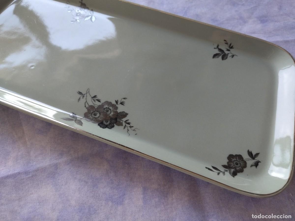 Antig&uuml;edades: Preciosa bandeja rectangular de porcelana langenthal suisse. - Foto 3