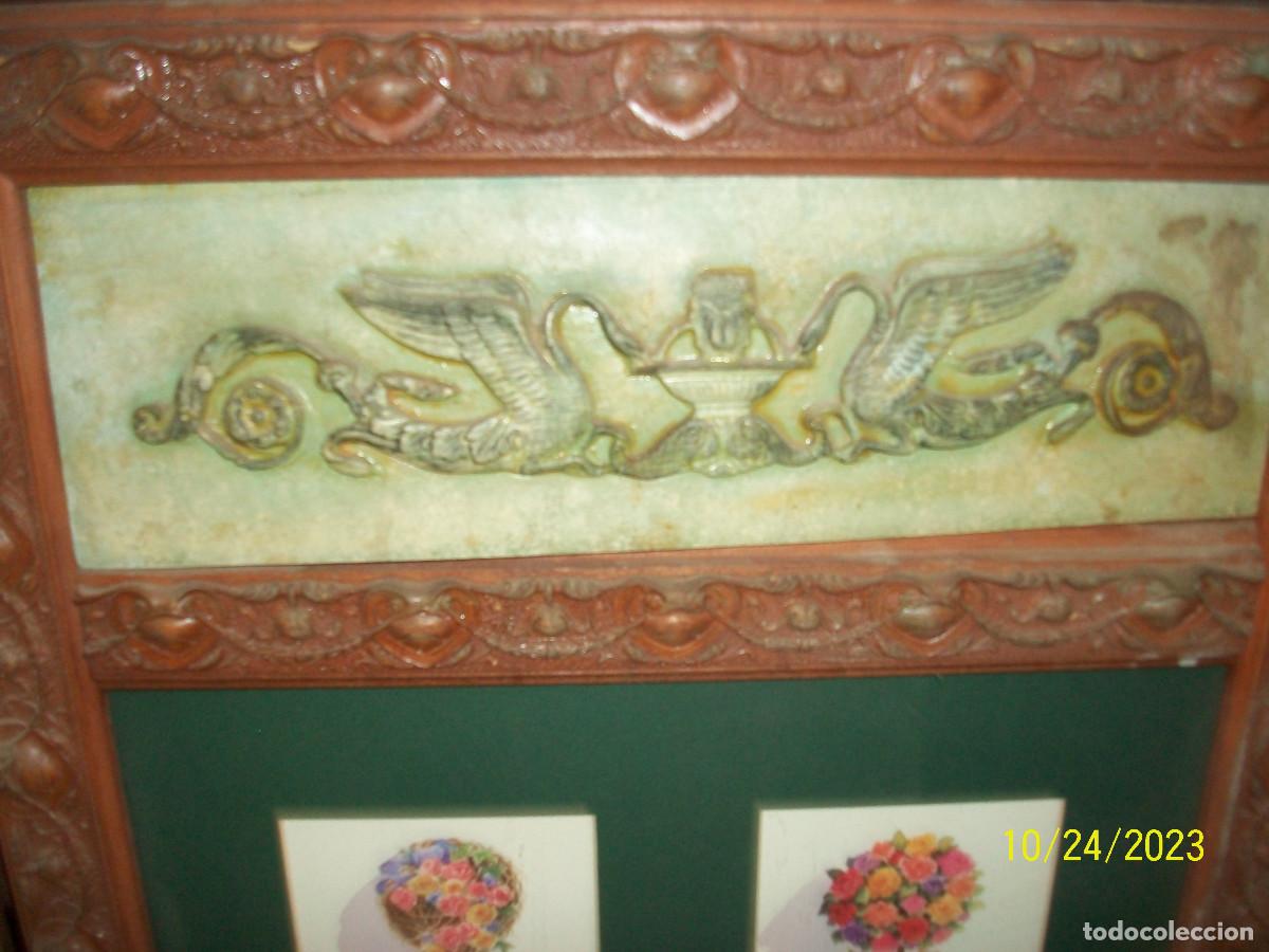 Antig&uuml;edades: PAREJA DE CUADROS ANTIGUOS - Foto 4