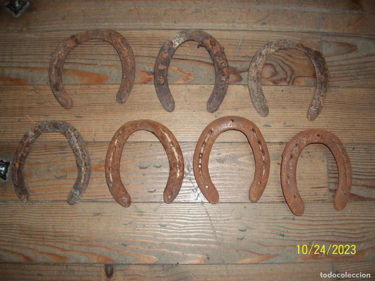 Antig&uuml;edades: LOTE DE 7 HERRADURAS - Foto 1