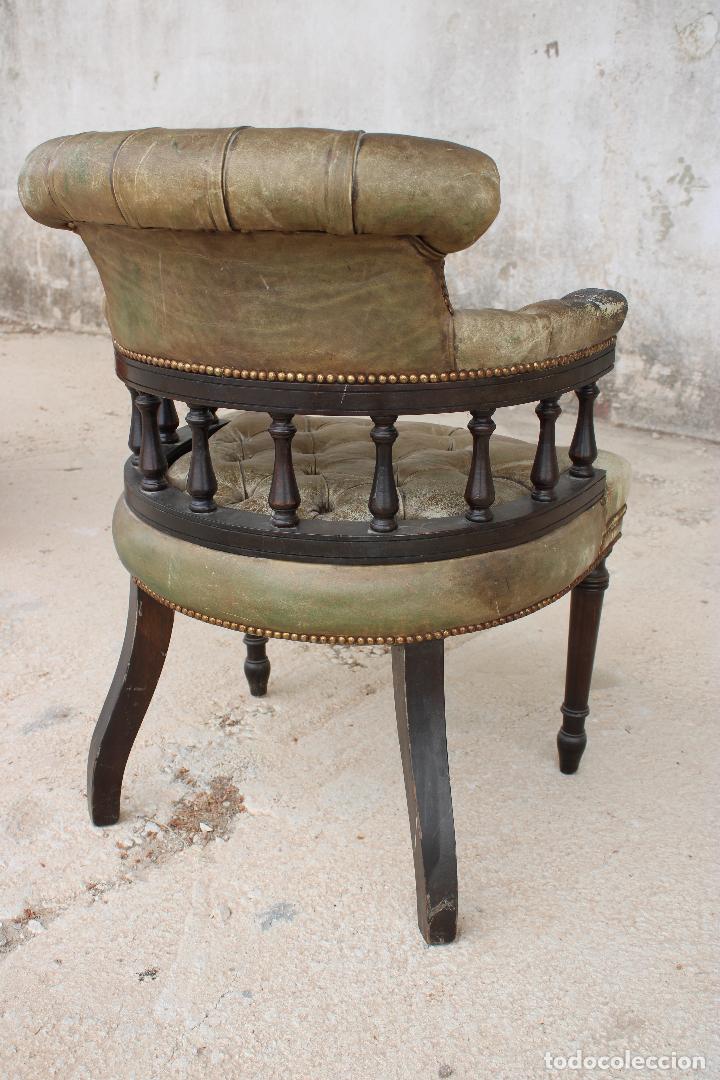 Antig&uuml;edades: silla antigua de escritorio - Foto 4