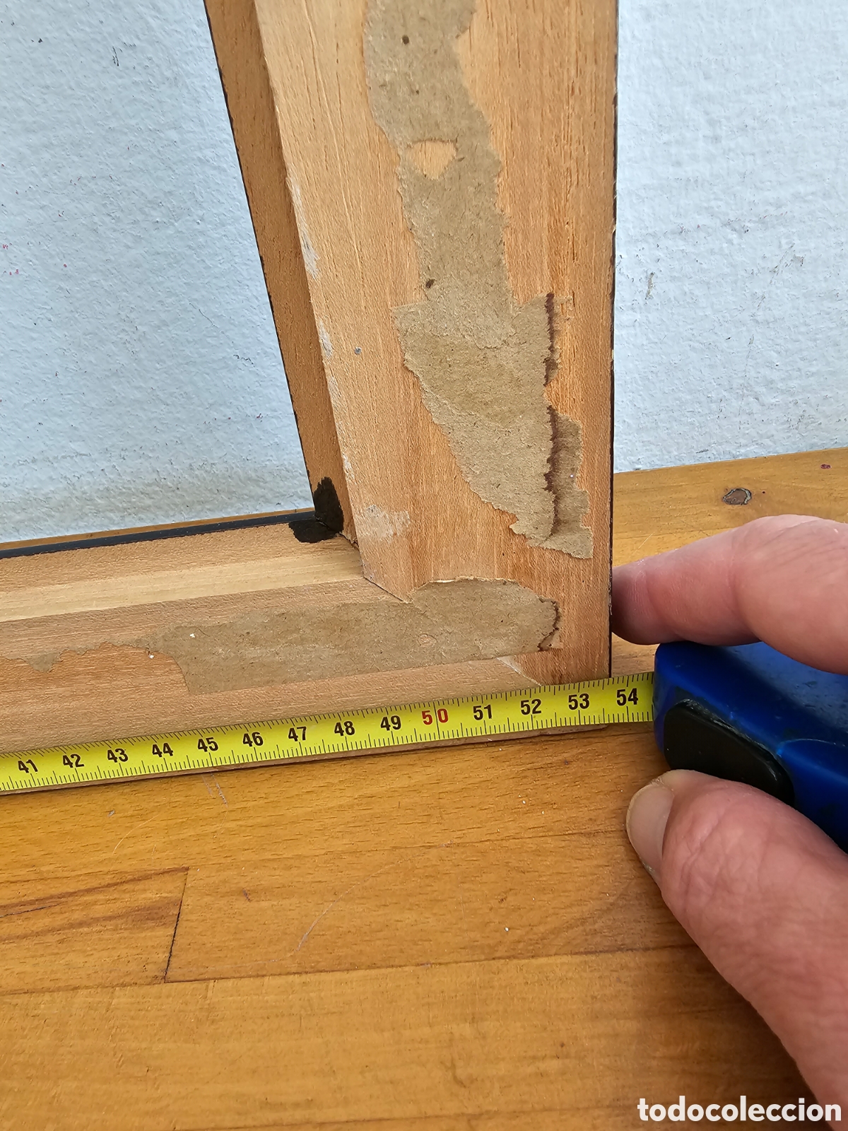 Antig&uuml;edades: Marco para cuadro de madera - Foto 4