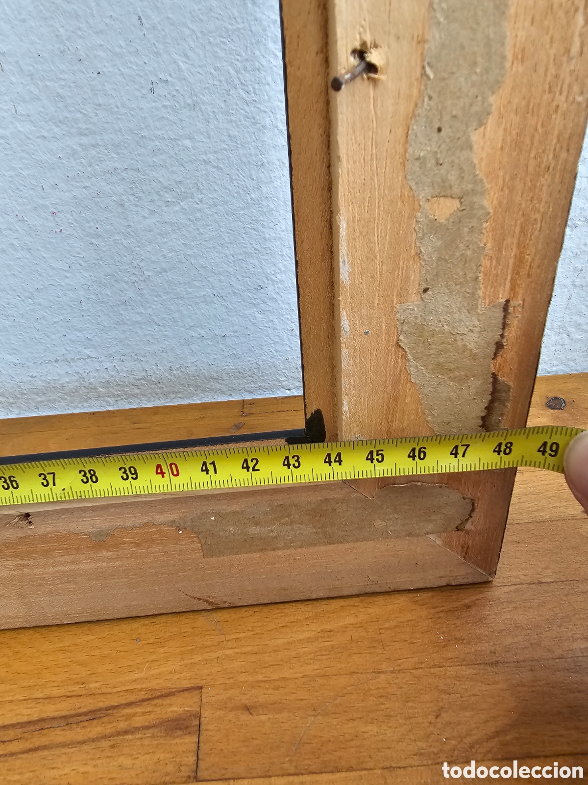 Antig&uuml;edades: Marco para cuadro de madera - Foto 6