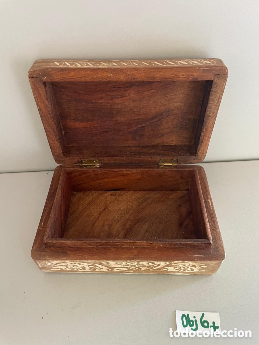 Antig&uuml;edades: Caja joyero madera - Foto 3
