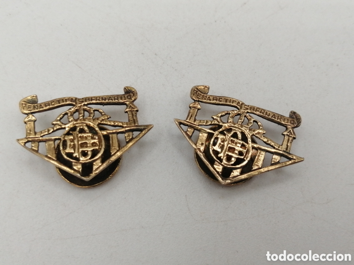 Antig&uuml;edades: Gemelos plata chapada oro - Foto 2
