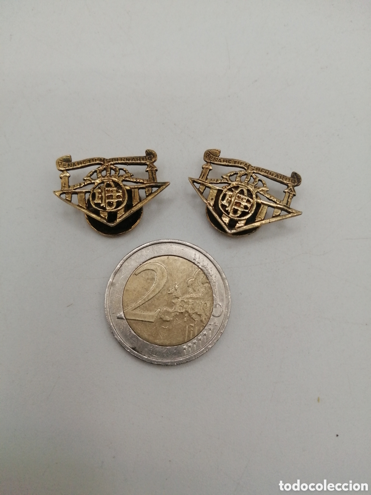 Antig&uuml;edades: Gemelos plata chapada oro - Foto 3