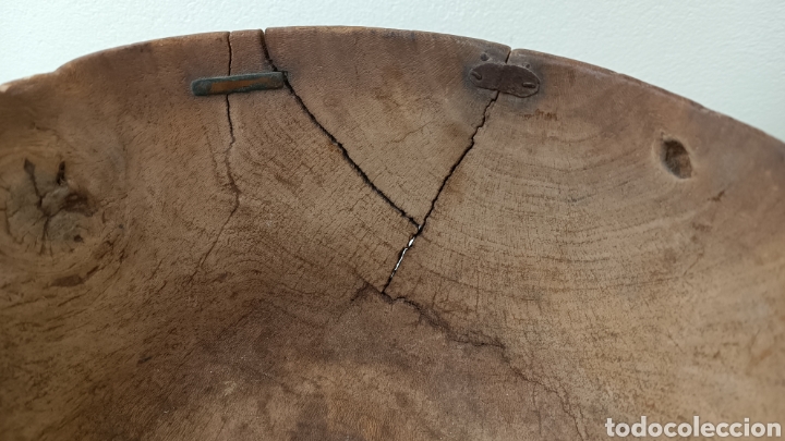 Antig&uuml;edades: ANTIGUO CUENCO DE MADERA. DORNILLO?? - Foto 4