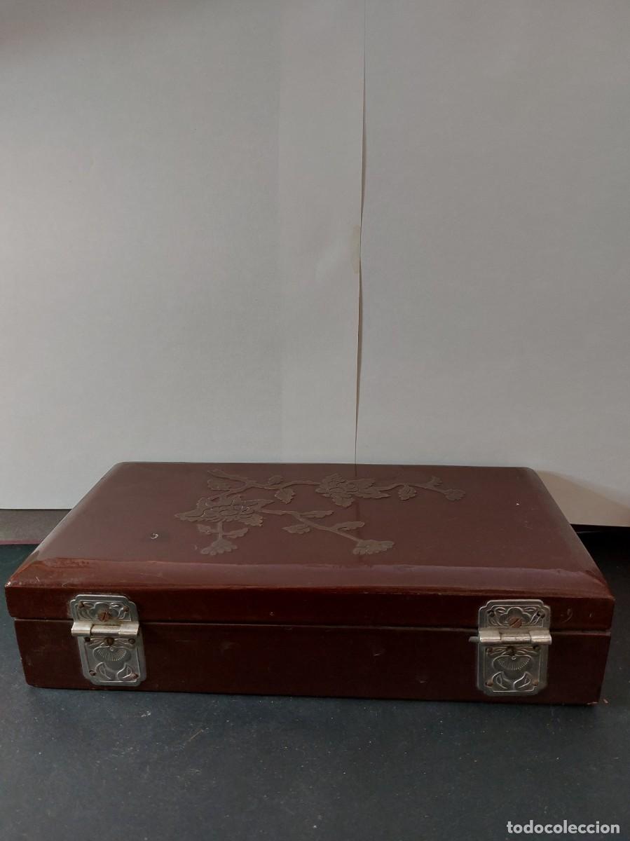 Antig&uuml;edades: Caja lacada china antigua - Foto 3