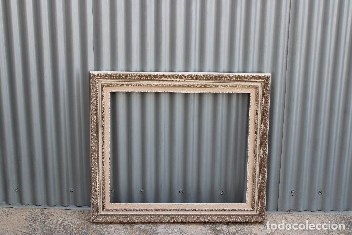 Antig&uuml;edades: marco blanco de madera - Foto 5