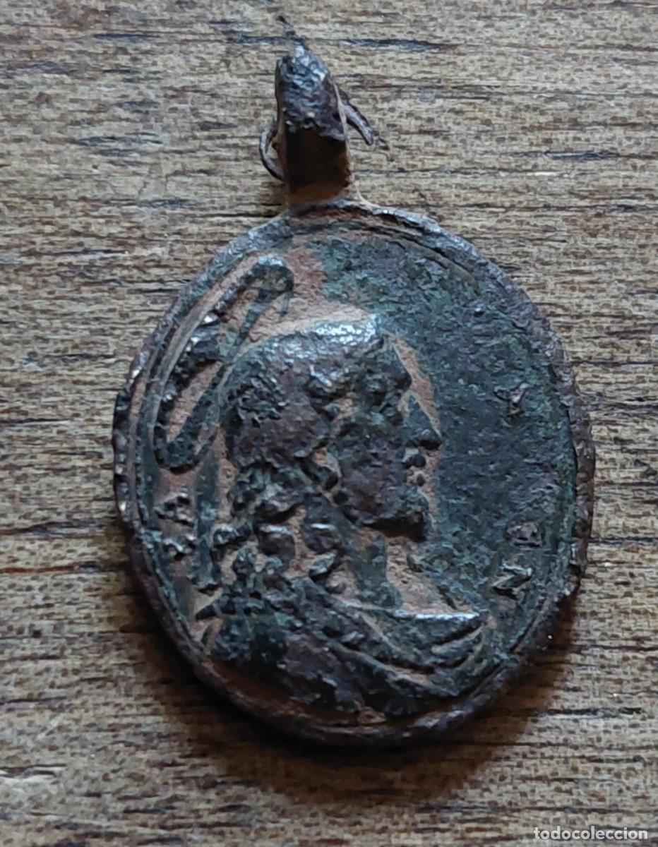 Antig&uuml;edades: Antigua medalla San Francisco - Foto 2