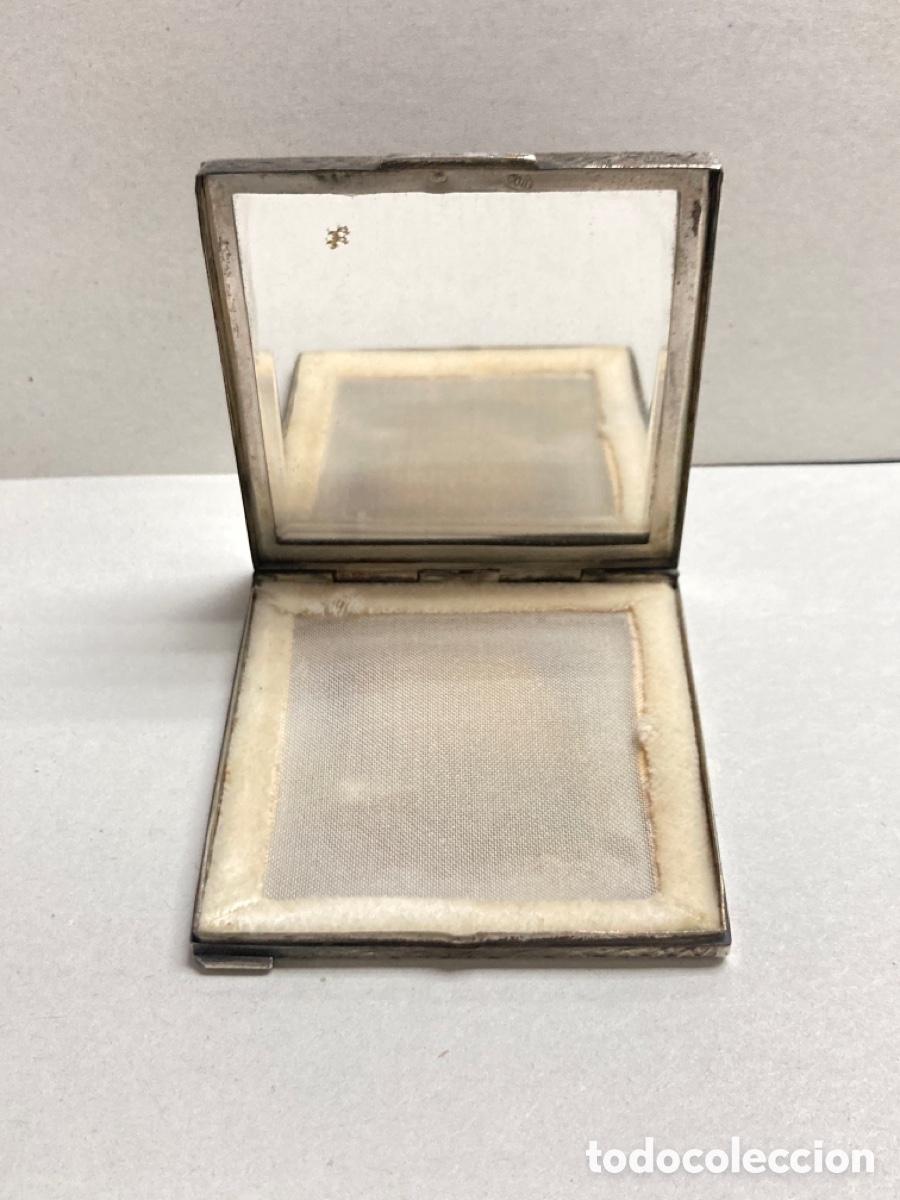Antig&uuml;edades: Polvera de plata. Circa 1920/k01 - Foto 3