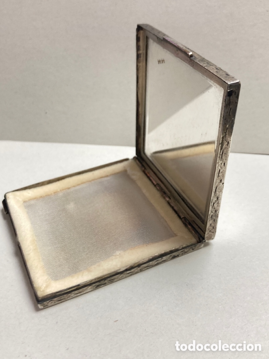 Antig&uuml;edades: Polvera de plata. Circa 1920/k01 - Foto 4