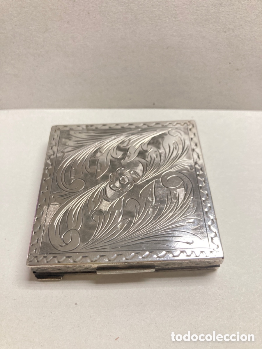 Antig&uuml;edades: Polvera de plata. Circa 1920/k01 - Foto 1