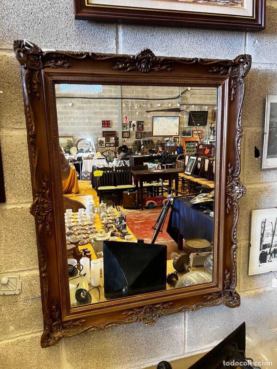 Antig&uuml;edades: ANTIGUO ESPEJO DE PARED - Foto 4