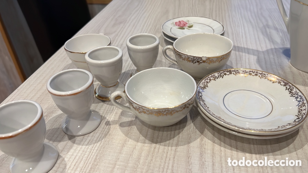 Antig&uuml;edades: LOTE PORCELANA CAF&Eacute; - Foto 6