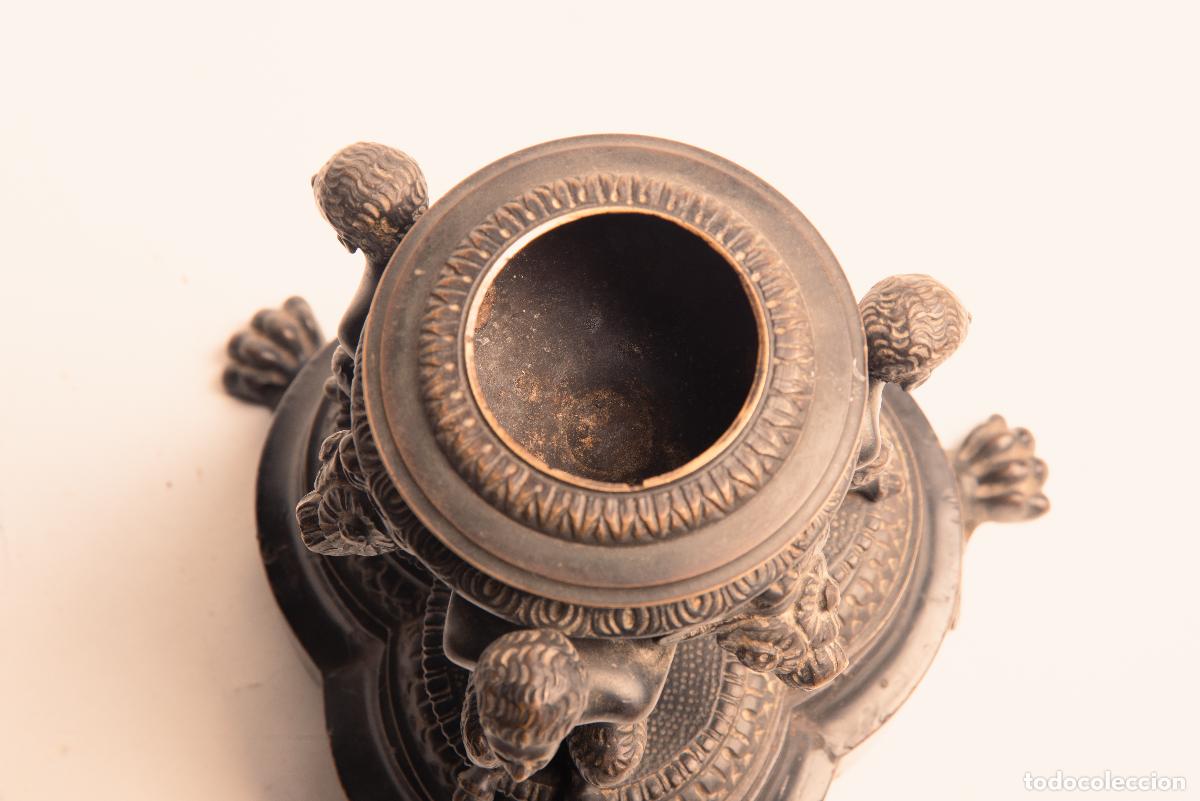 Antig&uuml;edades: ESPECIERO BRONCE OSCURO -SIGLO XIX- - Foto 4