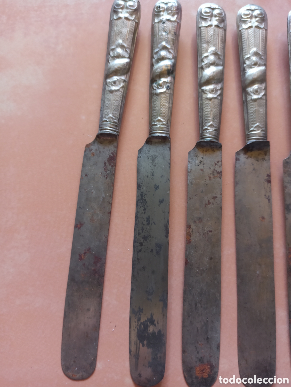 Antig&uuml;edades: Lote de 5 cuchillos antiguos - Foto 5