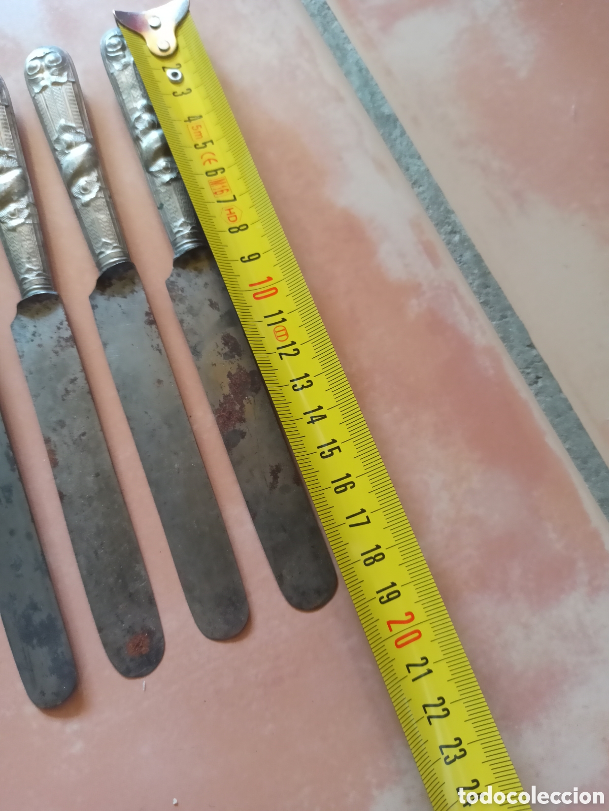 Antig&uuml;edades: Lote de 5 cuchillos antiguos - Foto 6