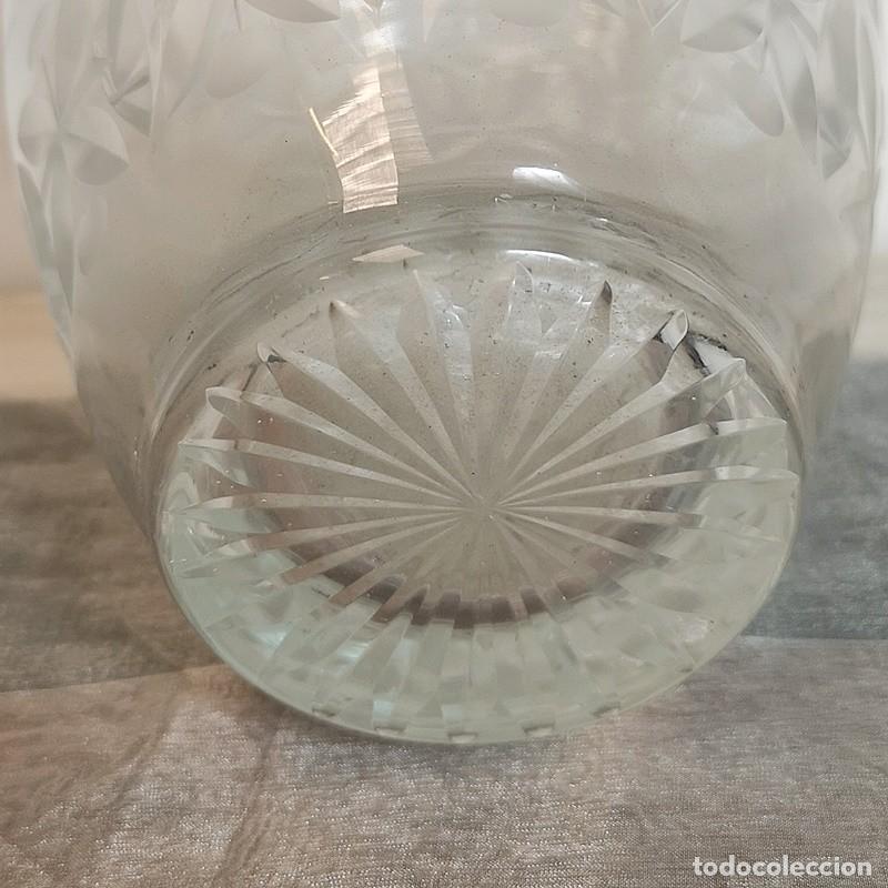 Antig&uuml;edades: Florero Cristal Ovalado - Foto 7