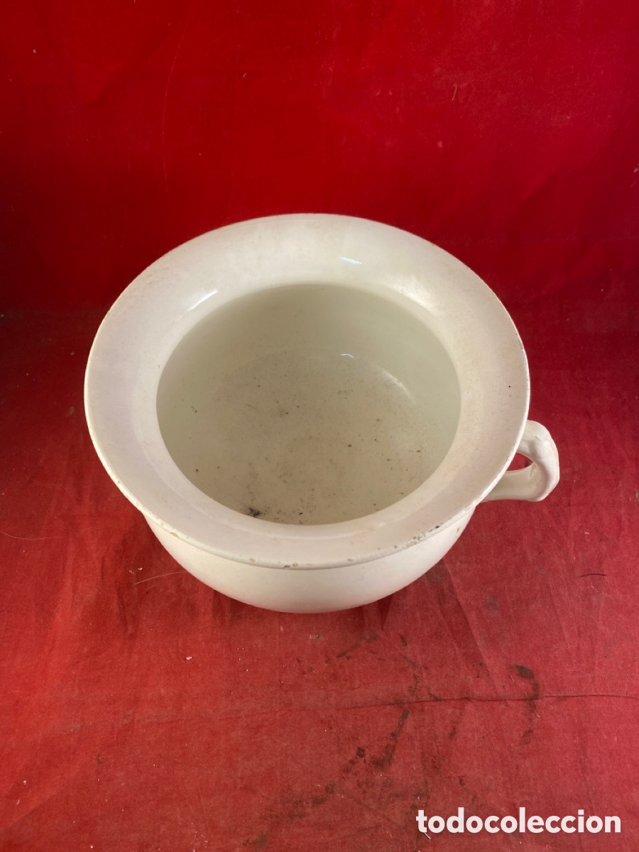 Antig&uuml;edades: ESCUPIDERA DE PORCELANA ESMALTADA - Foto 2