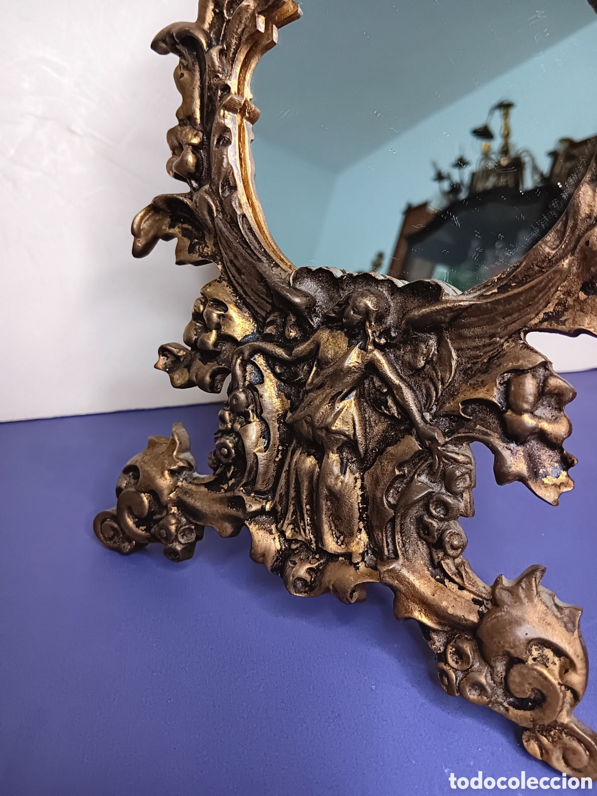 Antig&uuml;edades: Espejo de tocador - Foto 4
