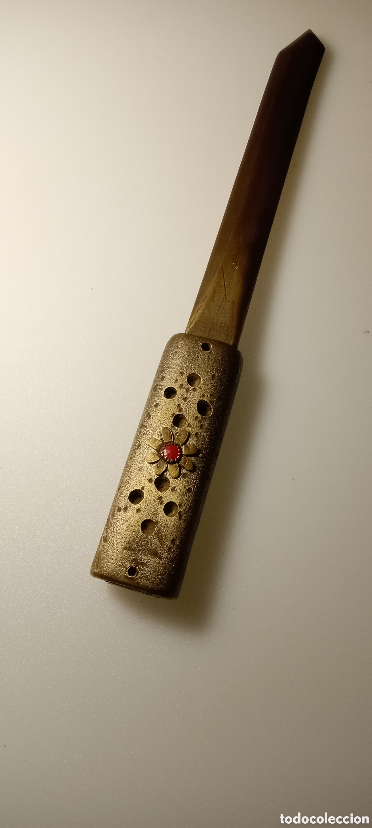 Antig&uuml;edades: Machete antiguo en metal - Foto 5