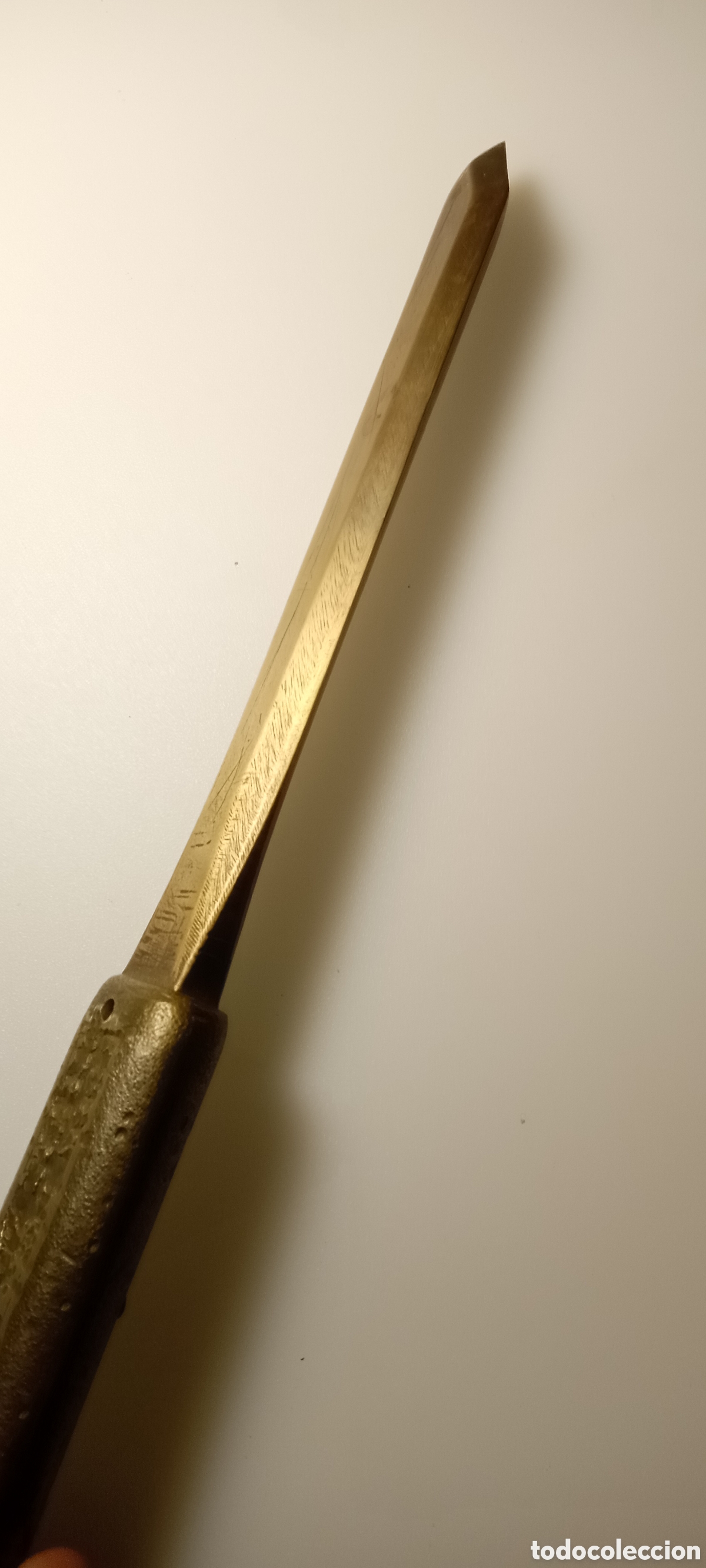 Antig&uuml;edades: Machete antiguo en metal - Foto 7