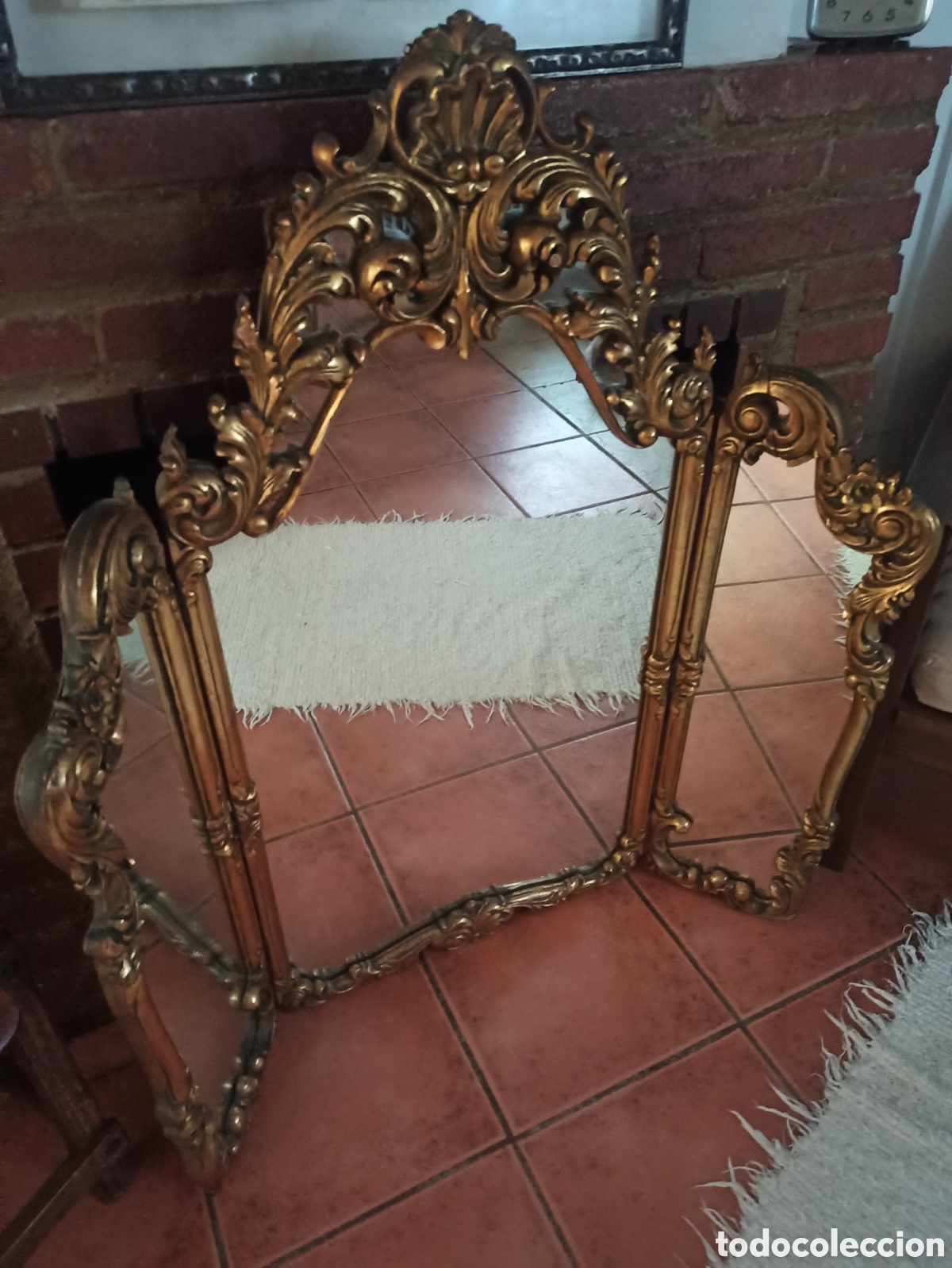 Antig&uuml;edades: Espejo trictico antiguo - Foto 2
